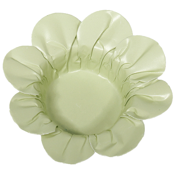 FLOR DE MIOSÓTIS COR LISA PISTACHE CLARO