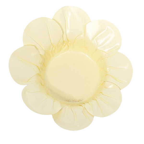 FLOR DE MIOSÓTIS COR LISA AMARELO BEBÊ