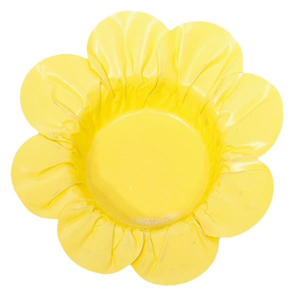 FLOR DE MIOSÓTIS COR LISA AMARELO CLARO